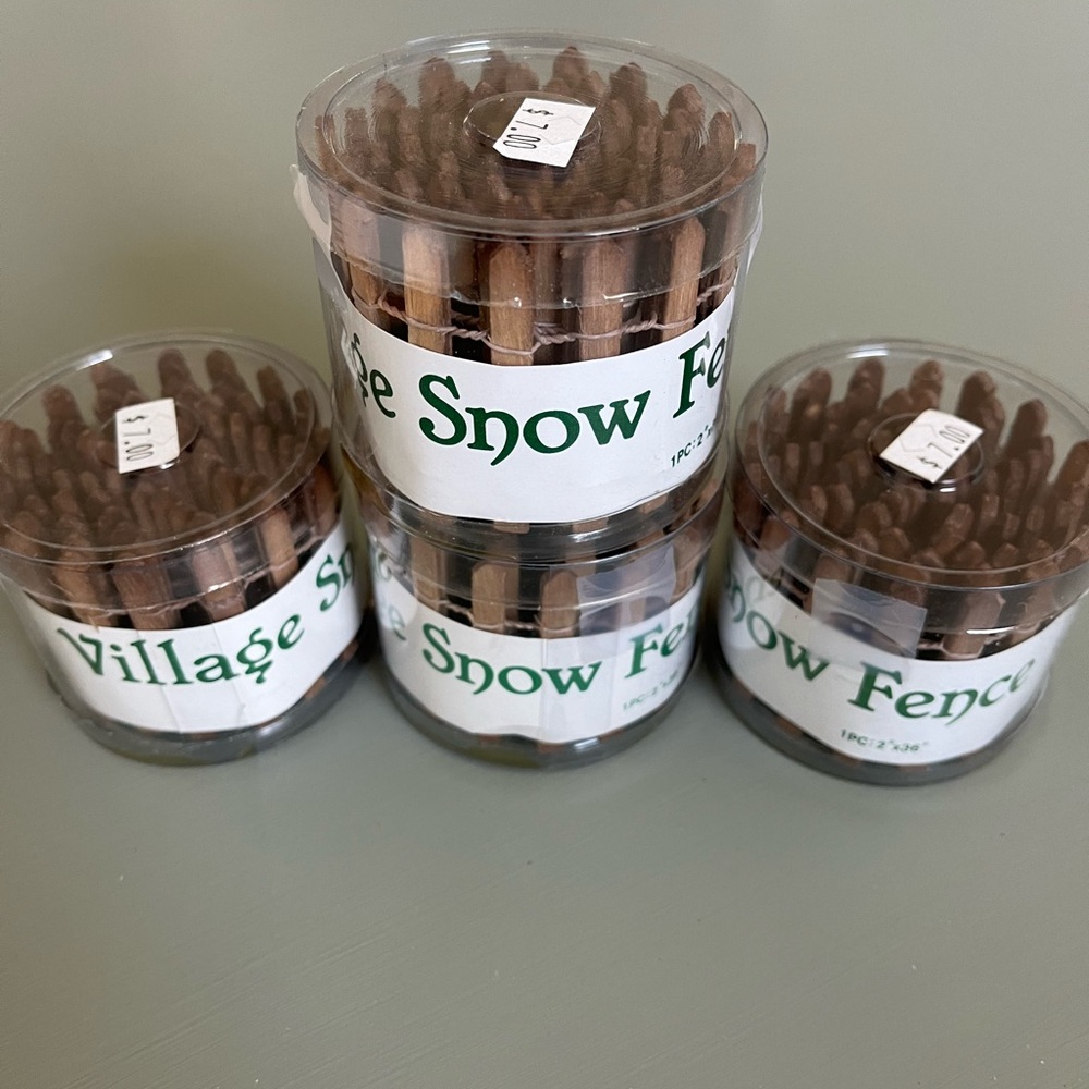 Department 56 Snow Fences (4)